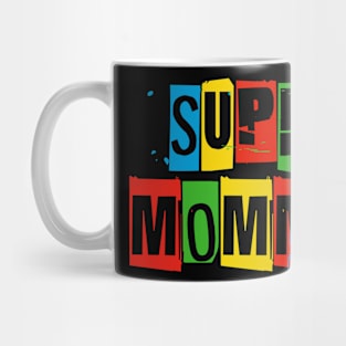 Womens Super Mommio Funny Nerdy Mommy Mother Mug